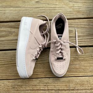 nike air force 1 sage barely rose